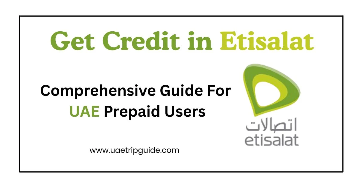 Get Credit in Etisalat